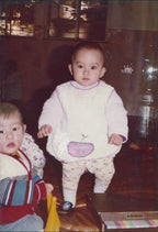 A boy in nursery photo animated for memory preservation